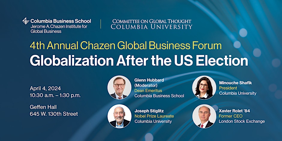 4th Annual Chazen Global Business Forum Poster Image