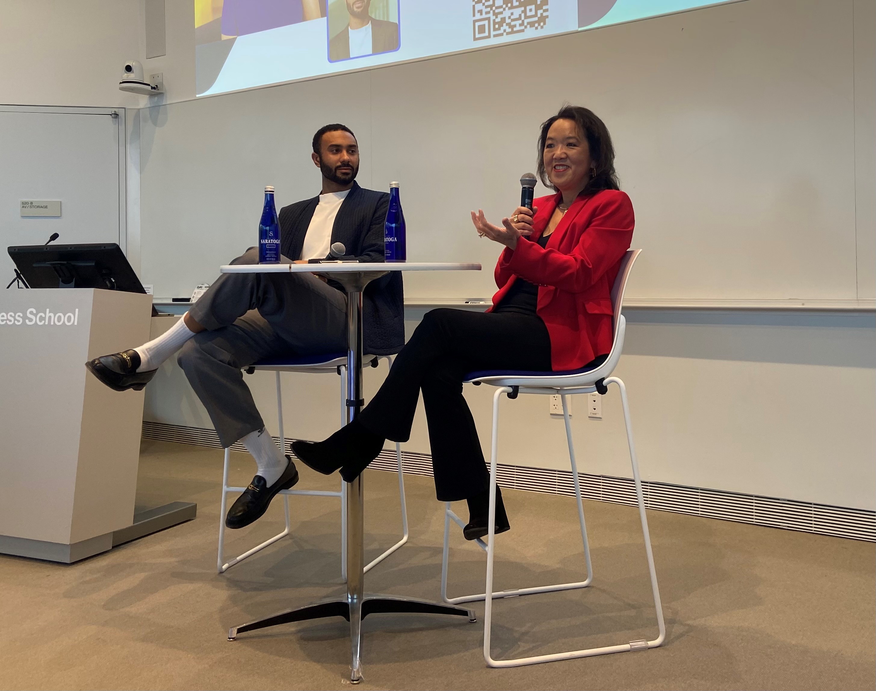Anne Chow on stage