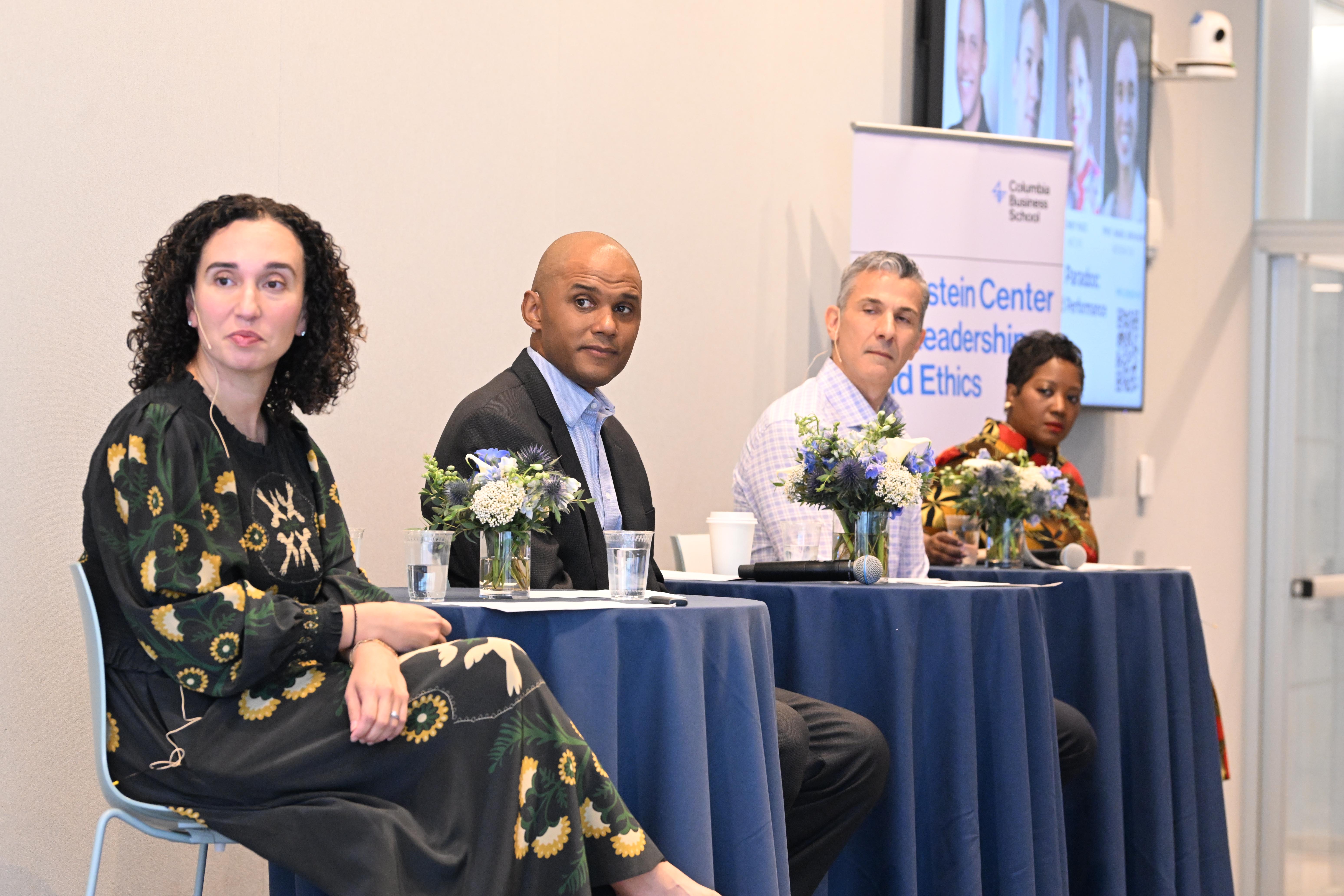 Panelists on stage