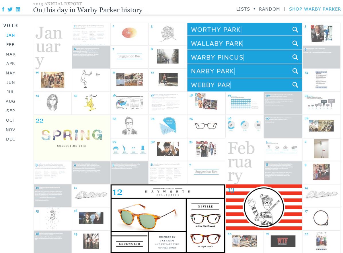 Warby Parker Infographic