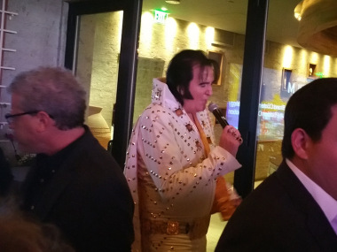 Image of Elvis impersonator at CES