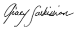 Gracy Sarkissian Signature