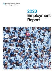 2023 Employment Report cover artwork