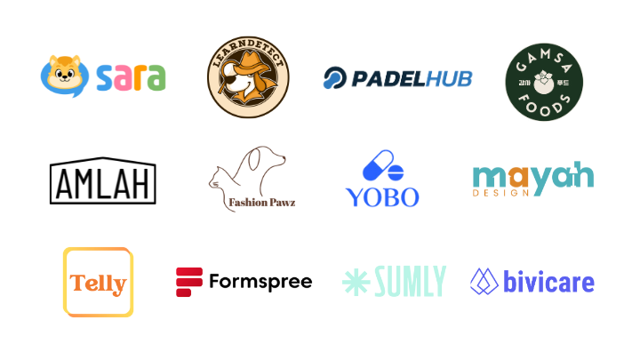 Grant recipients' logos
