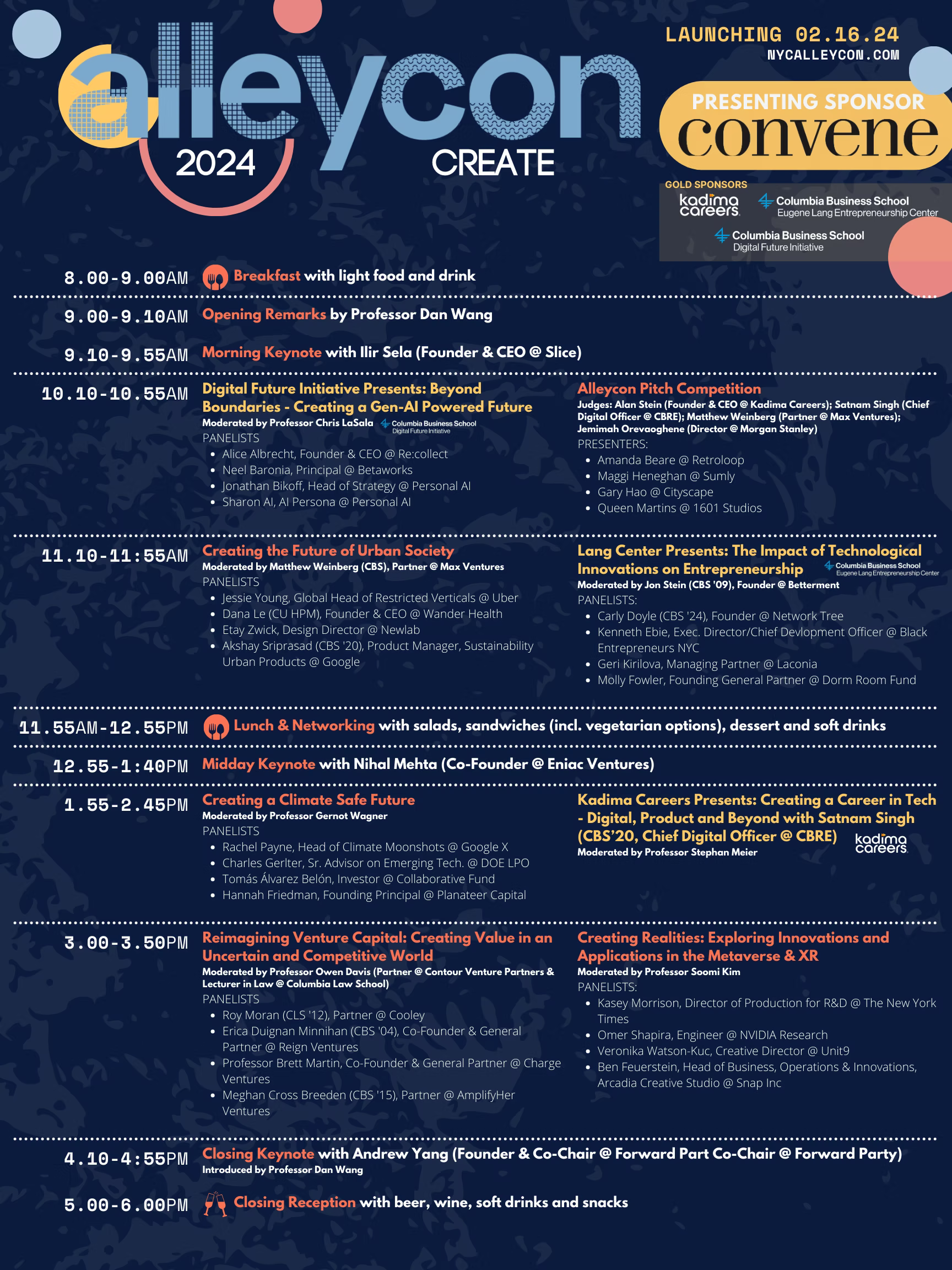 2024 Alleycon Agenda Image