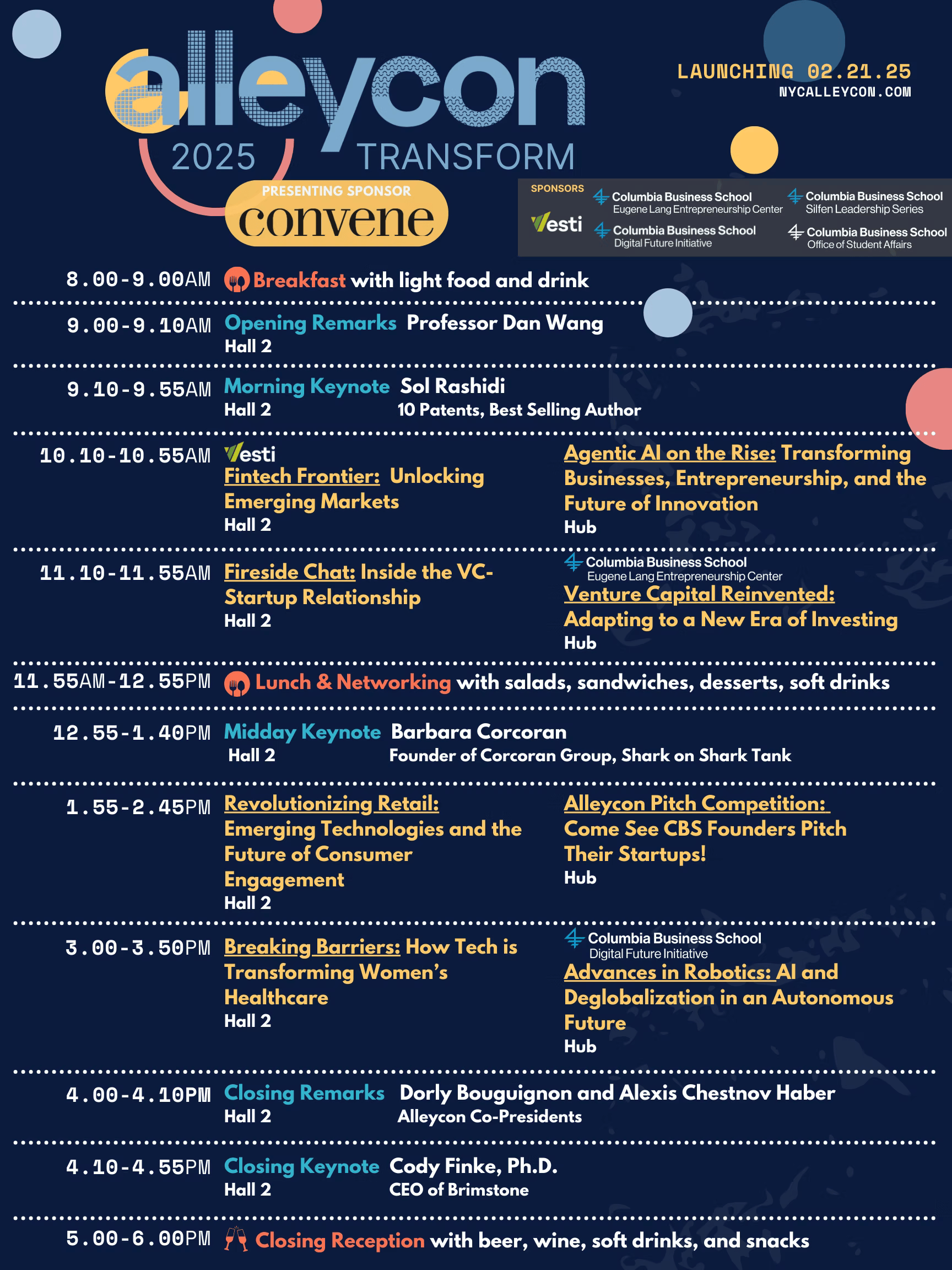 2025 Alleycon Agenda Image