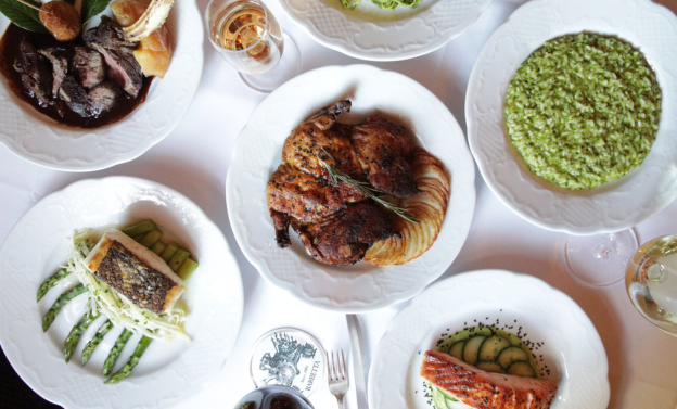 Selection of food offered by Barbetta
