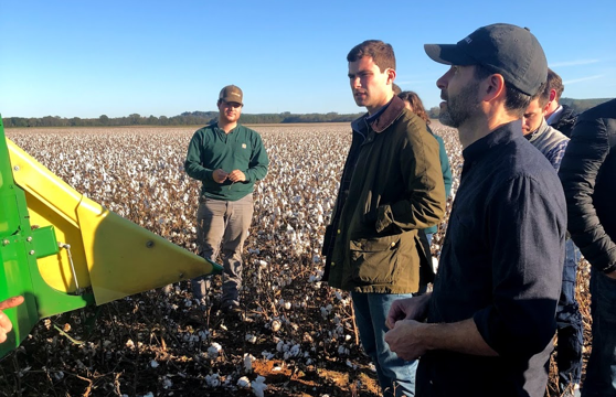  Students visited Martin Farms, a cotton producer dating back more than 100 years.