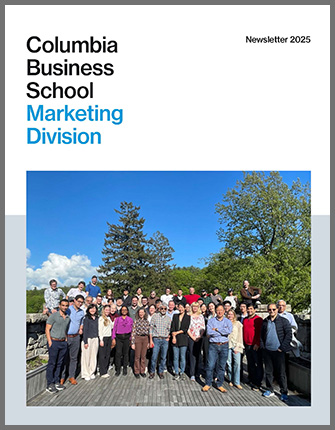 Marketing Division Newsletter cover page