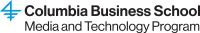 Columbia Business School Media and Technology Program logo with the blue Hermes logo