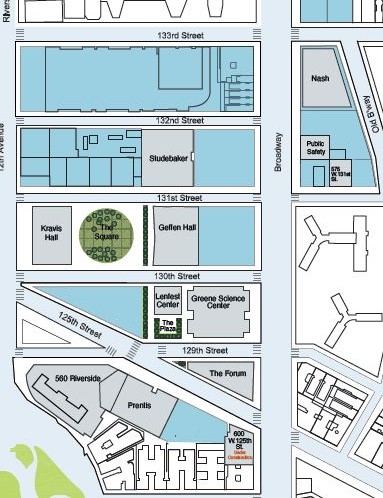 CBS Manhattanville Campus Map