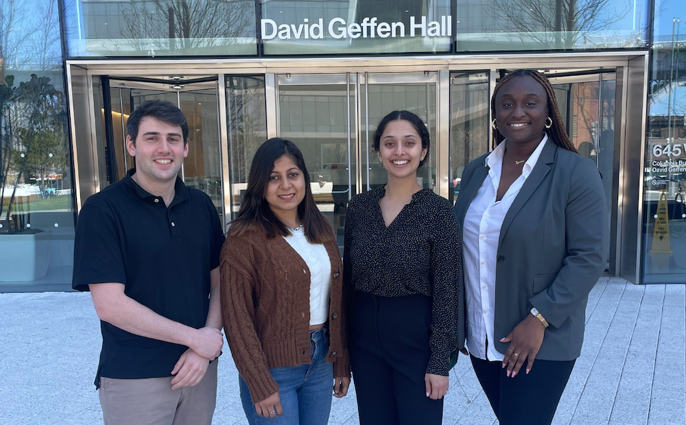 Columbia Business Schools students on campus