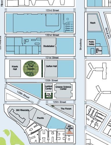 Manhattanville Campus Map