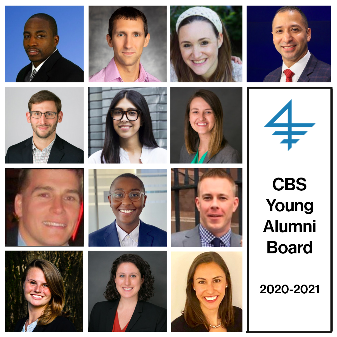 Headshots of 2020-2021 Young Alumni Board