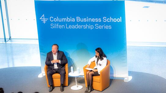 CBS alum Bob Bakish at Silfen Leadership & Strategy Series