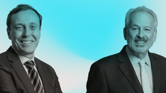 Professors Stephan Meier, left, and Todd Jick