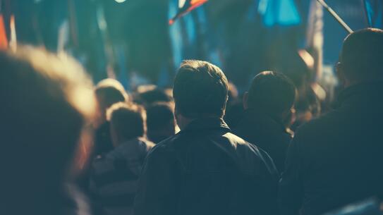 People in a crowd