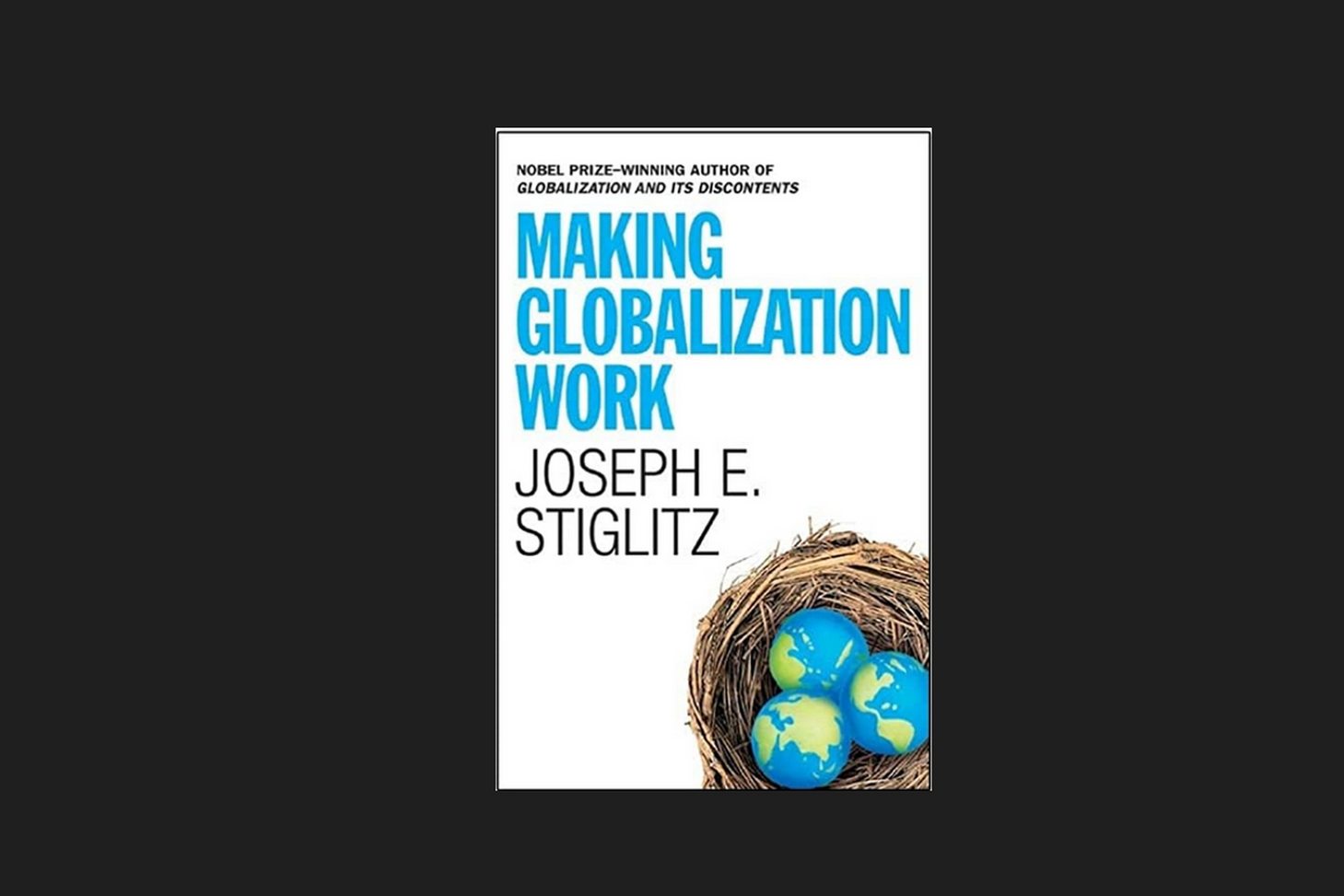 Photo Image of Making Globalization Work