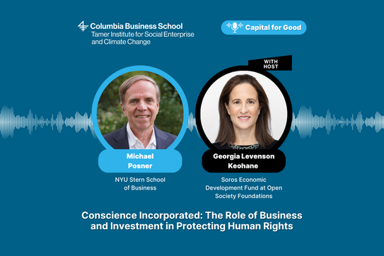 Capital for Good: Michael Posner