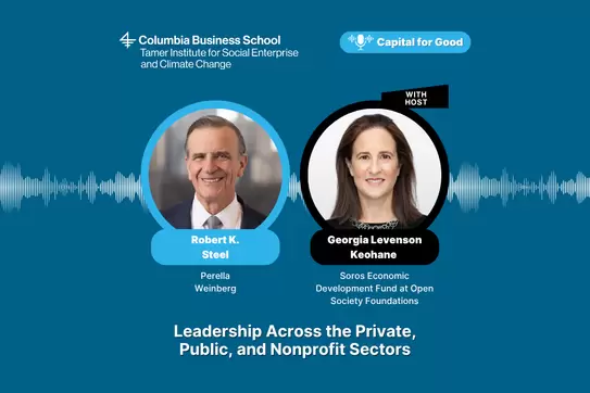 Capital for Good: Robert K. Steel