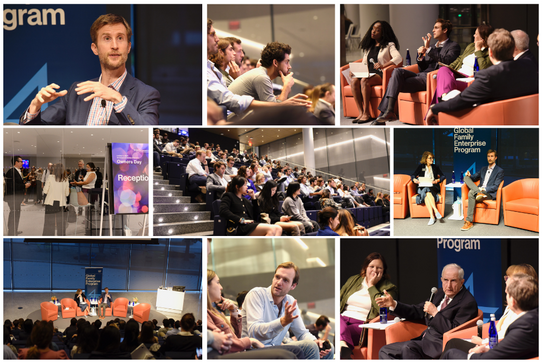 a collage of photos from 2024 owners featuring speakers and audience members