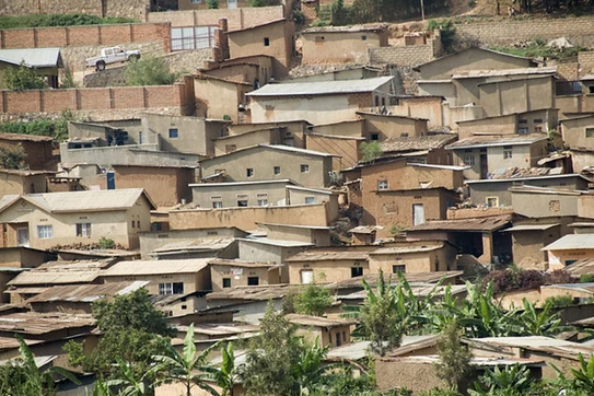 Rwanda homes pictured