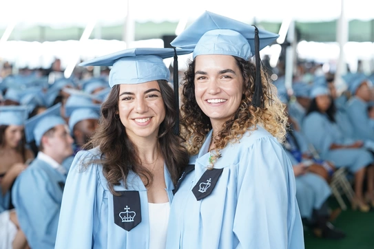 Two CBS graduates.
