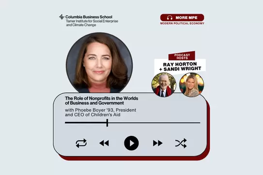 The Role of Nonprofits in the Worlds of Business and Government With Phoebe Boyer ’93