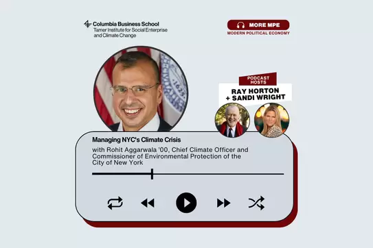 Managing NYC's Climate Crisis: A Conversation With DEP Commissioner Rohit Aggarwala ’00