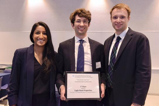 Haneke Manoharan ’25, Chris Byrns ’25, Graham Murphy ’25 