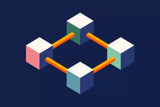 block chain graphic