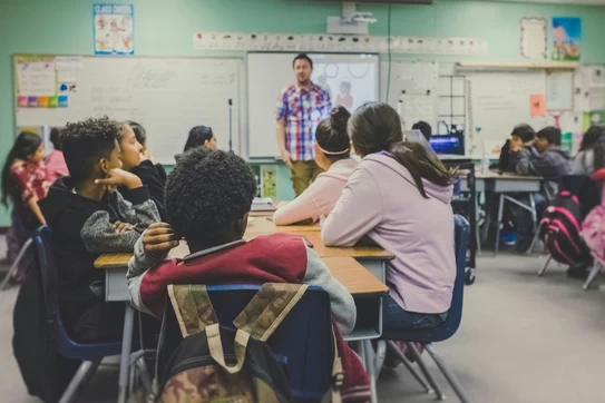 teacher in classroom