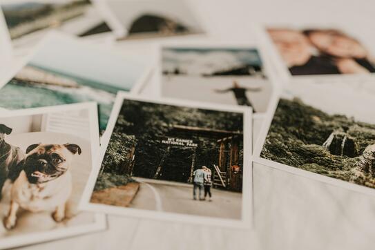a collection of scrapbook photos
