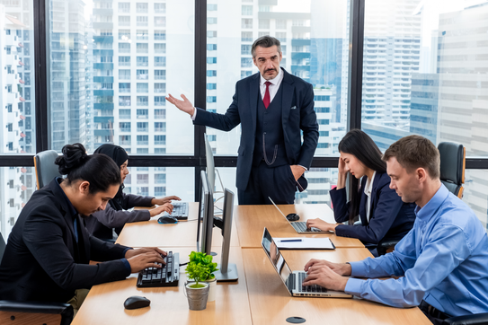 Angry Boss Photo Image from Shutterstock