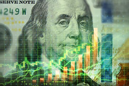 Depiction of economic growth