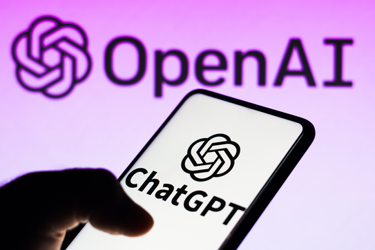 ChatGPT logo on a phone