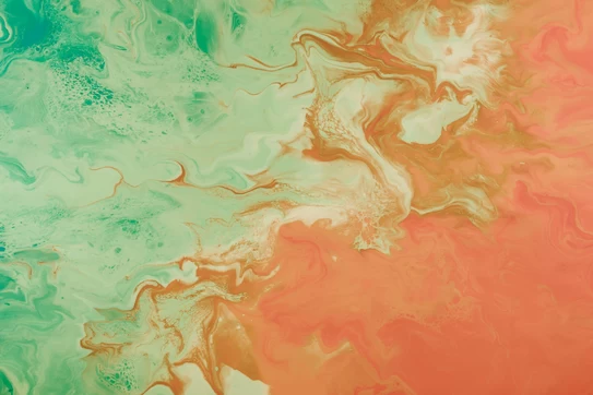transition from cool colors to warm colors