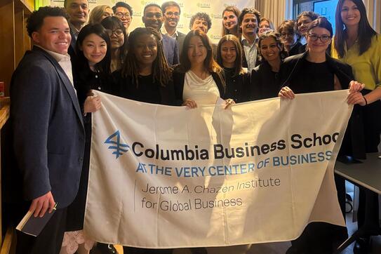 GIP students with the Italian Association of Family Businesses 