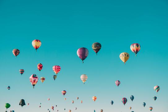 Global Family Enterprises Program image: hot air balloons
