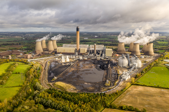 DRAX POWER STATION, YORKSHIRE, UK