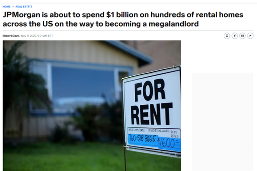 Image of house with rent sign. 