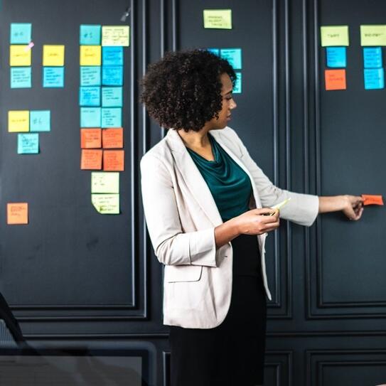 Leader communicating 