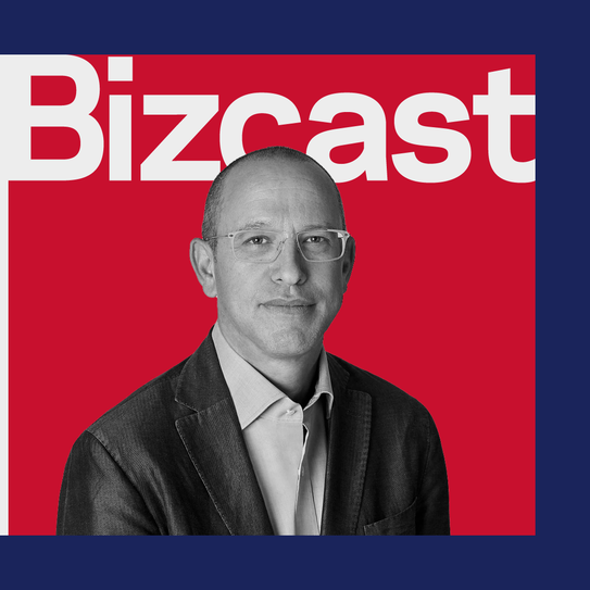 Columbia Bizcast: The Journey is the Destination: Virgin Atlantic CEO Shai Weiss '97 Bizcast podcast artwork.