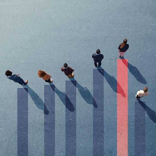 People standing in line